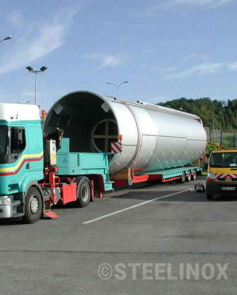 Convoi routier pour livraison silos