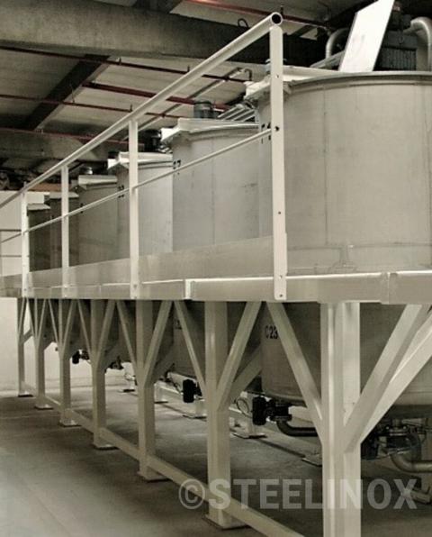 Cuves stockage prémix pâte avec agitateur d'homogénéisation