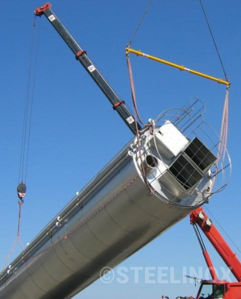 Levage silo amidon