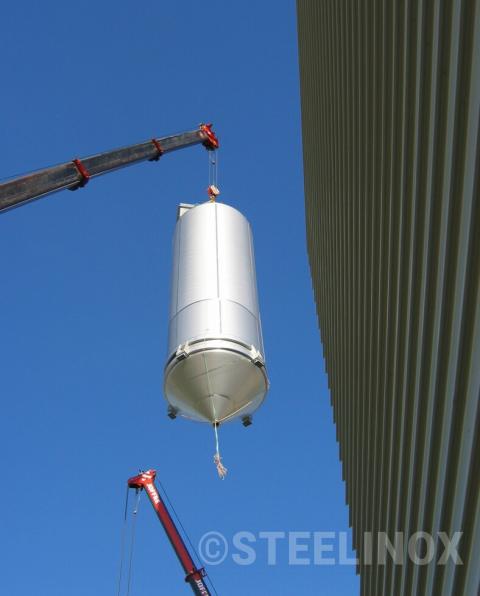 Levage silo granulés polyéthilène