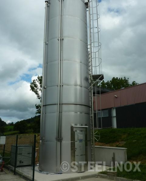 Silo 60 m3 stockage sucre cristal Bourgogne