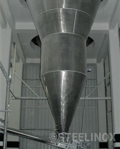Silo homogénisateur 80 m3 sur dry-blend PVC