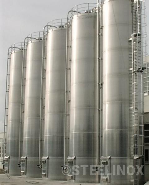 Silos 150 m3 stockage farines et sucre cristal Alsace