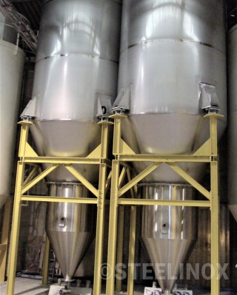 Silos homogénéisateurs 30 m3 sur